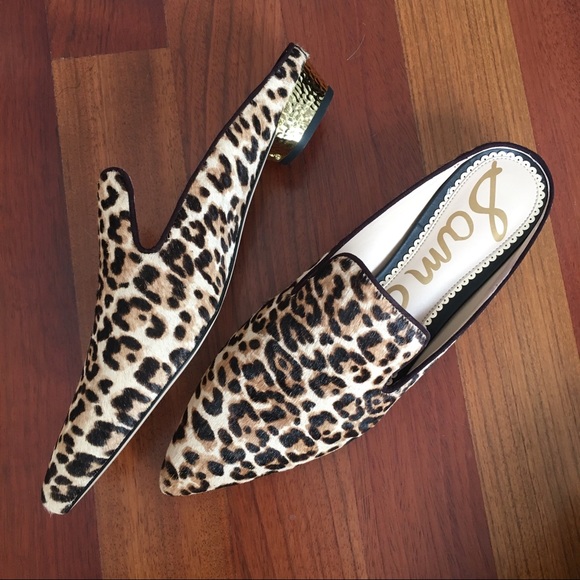 sam edelman augustine leopard mules